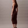 Rochie midi cu lurex Rochie midi cu lurex
