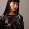 Rochie midi cu paiete Rochie midi cu paiete
