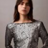 Rochie midi cu paiete Rochie midi cu paiete