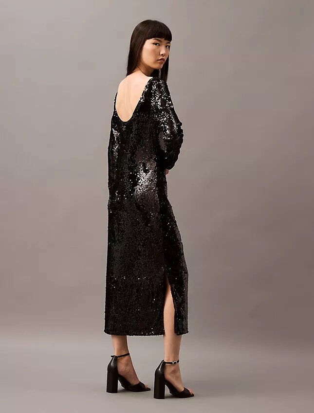Rochie midi cu paiete Rochie midi cu paiete