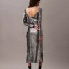 Rochie midi cu paiete Rochie midi cu paiete