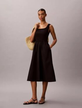 Rochie midi cu volane