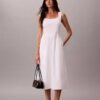 Rochie midi cu volane Rochie midi cu volane