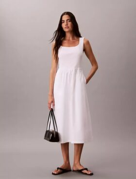 Rochie midi cu volane