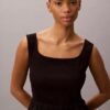 Rochie midi cu volane Rochie midi cu volane