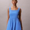 Rochie midi cu volane Rochie midi cu volane