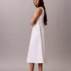 Rochie midi cu volane Rochie midi cu volane