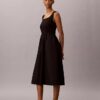 Rochie midi cu volane Rochie midi cu volane