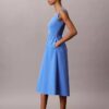 Rochie midi cu volane Rochie midi cu volane