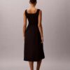 Rochie midi cu volane Rochie midi cu volane