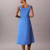 Rochie midi cu volane Rochie midi cu volane