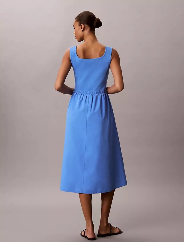 Rochie midi cu volane Rochie midi cu volane