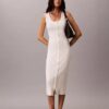 Rochie midi din bumbac fin Rochie midi din bumbac fin