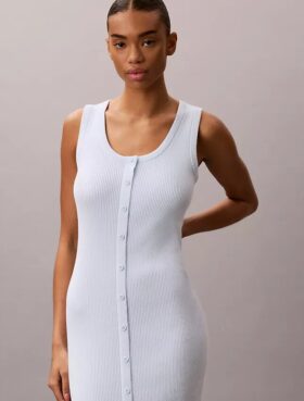 Rochie midi din bumbac fin
