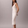 Rochie midi din bumbac fin Rochie midi din bumbac fin