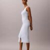 Rochie midi din bumbac fin Rochie midi din bumbac fin