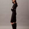 Rochie midi din crep Rochie midi din crep