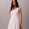 Rochie midi din poplin de bumbac Rochie midi din poplin de bumbac