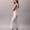 Rochie midi din tricot fără mâneci Rochie midi din tricot fără mâneci