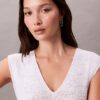 Rochie midi din tricot fără mâneci Rochie midi din tricot fără mâneci
