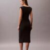 Rochie midi din tricot fără mâneci Rochie midi din tricot fără mâneci