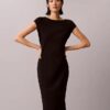 Rochie midi din tricot Ponte Rochie midi din tricot Ponte