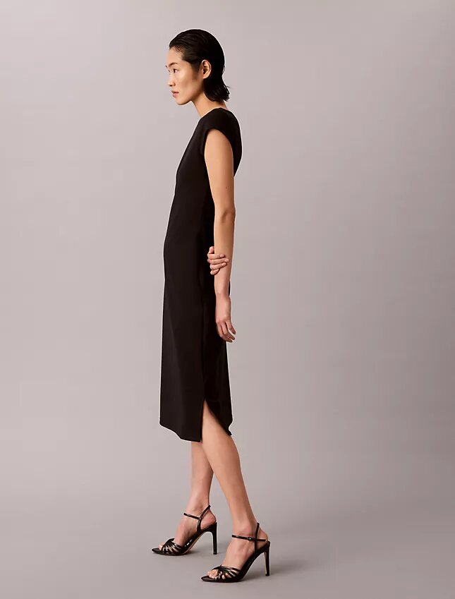 Rochie midi din tricot Ponte Rochie midi din tricot Ponte
