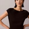Rochie midi din tricot Ponte Rochie midi din tricot Ponte