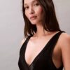 Rochie midi din viscoză cu nervuri Rochie midi din viscoză cu nervuri