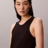 Rochie midi fără mâneci cu logo Calvin Klein Rochie midi fără mâneci cu logo Calvin Klein