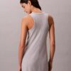 Rochie midi fără mâneci cu logo Calvin Klein Rochie midi fără mâneci cu logo Calvin Klein