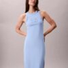 Rochie midi fără mâneci cu logo Calvin Klein Rochie midi fără mâneci cu logo Calvin Klein