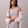 Rochie midi fără mâneci cu logo Calvin Klein Rochie midi fără mâneci cu logo Calvin Klein