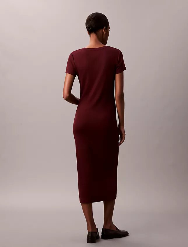 Rochie midi rafinată din bumbac Rochie midi rafinată din bumbac