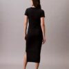Rochie midi rafinată din bumbac Rochie midi rafinată din bumbac