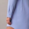 Rochie mini casual din țesătură de sârgă Rochie mini casual din țesătură de sârgă