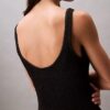 Rochie mini cu cusături de pulover Rochie mini cu cusături de pulover