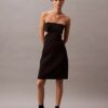 Rochie mini cu decupaje și gât halter Rochie mini cu decupaje și gât halter