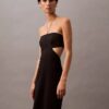 Rochie mini cu decupaje și gât halter Rochie mini cu decupaje și gât halter