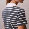 Rochie mini cu dungi și nervuri Monologo Rochie mini cu dungi și nervuri Monologo