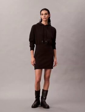 Rochie mini cu glugă