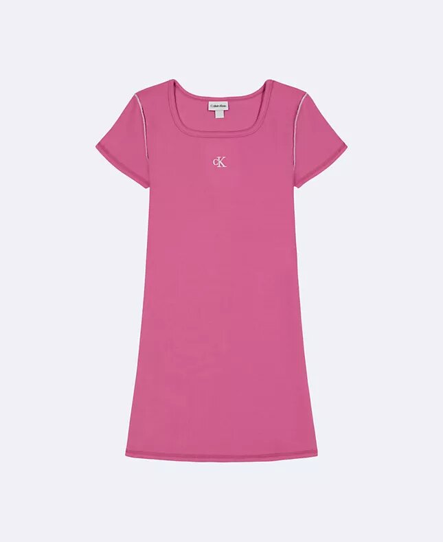 Rochie mini cu monogramă pentru fete Rochie mini cu monogramă pentru fete