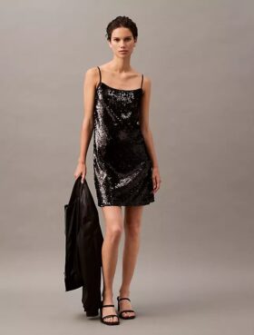 Rochie mini cu paiete