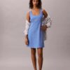 Rochie mini din amestec de in Rochie mini din amestec de in