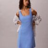 Rochie mini din amestec de in Rochie mini din amestec de in