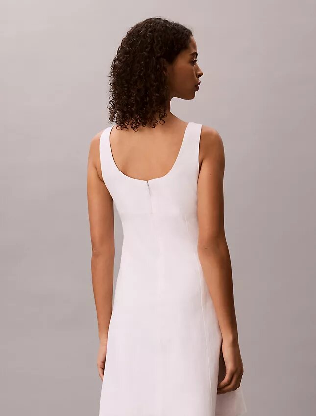 Rochie mini din amestec de in Rochie mini din amestec de in