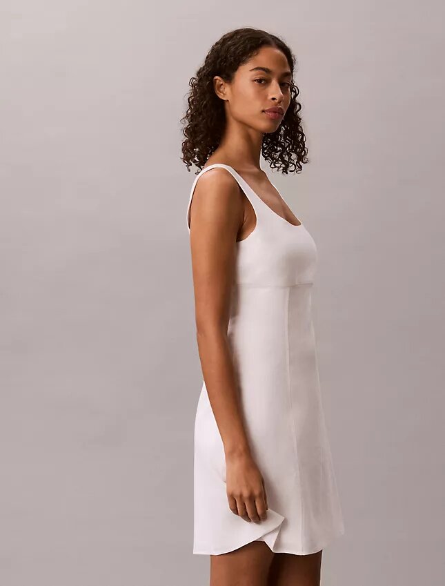 Rochie mini din amestec de in Rochie mini din amestec de in