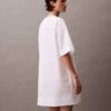 Rochie mini din bumbac, croială lejeră Rochie mini din bumbac, croială lejeră