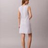 Rochie mini din bumbac cu decolteu în V Rochie mini din bumbac cu decolteu în V