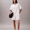 Rochie mini din bumbac twill Rochie mini din bumbac twill